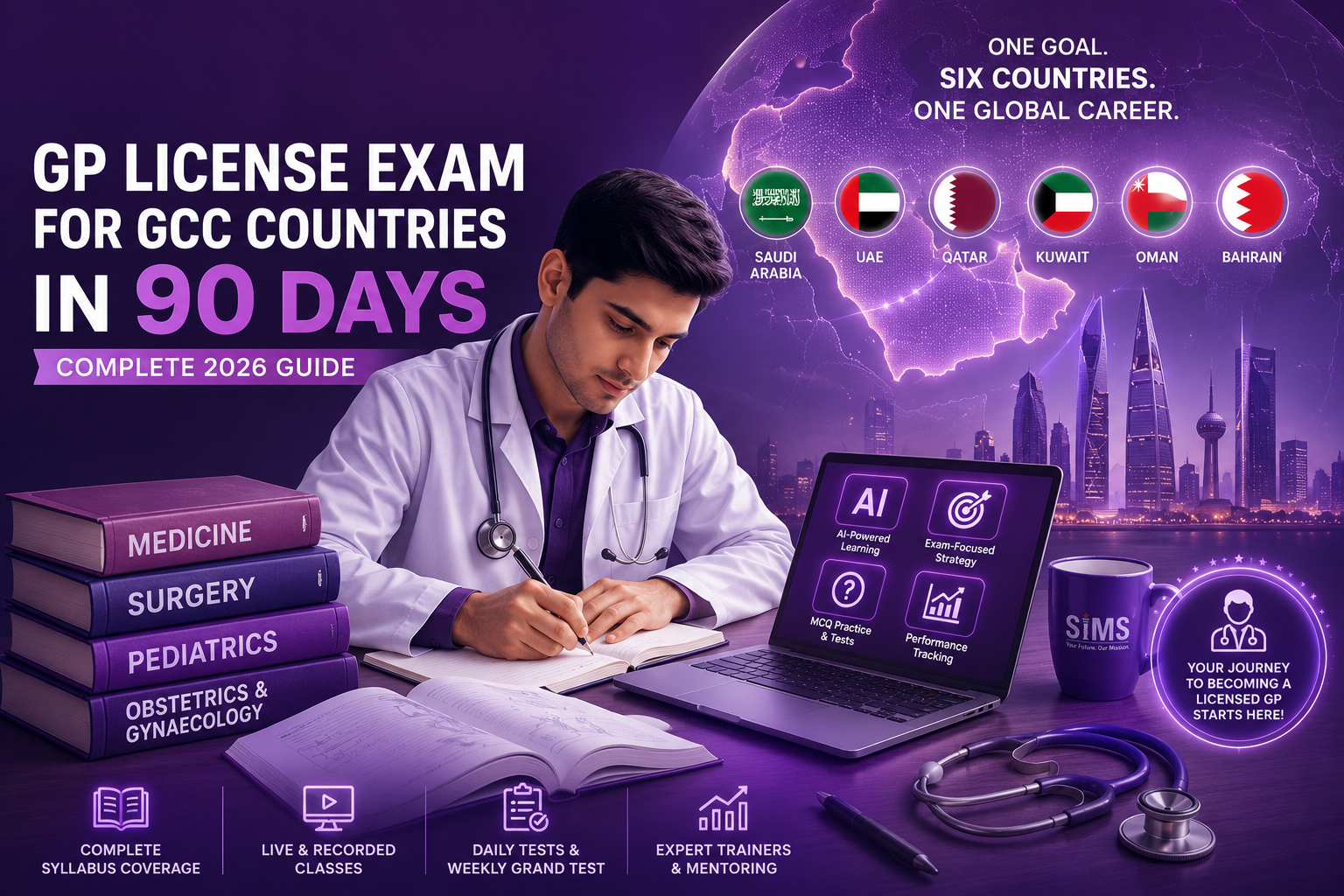 GP License Exam for GCC Countries in 90 Days - Complete 2026 Guide | SSIMS Career Chennai