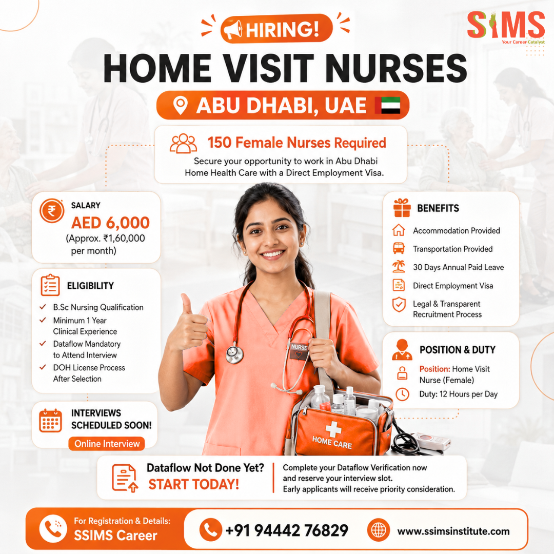 Home Visit Nurse – Abu Dhabi — job poster