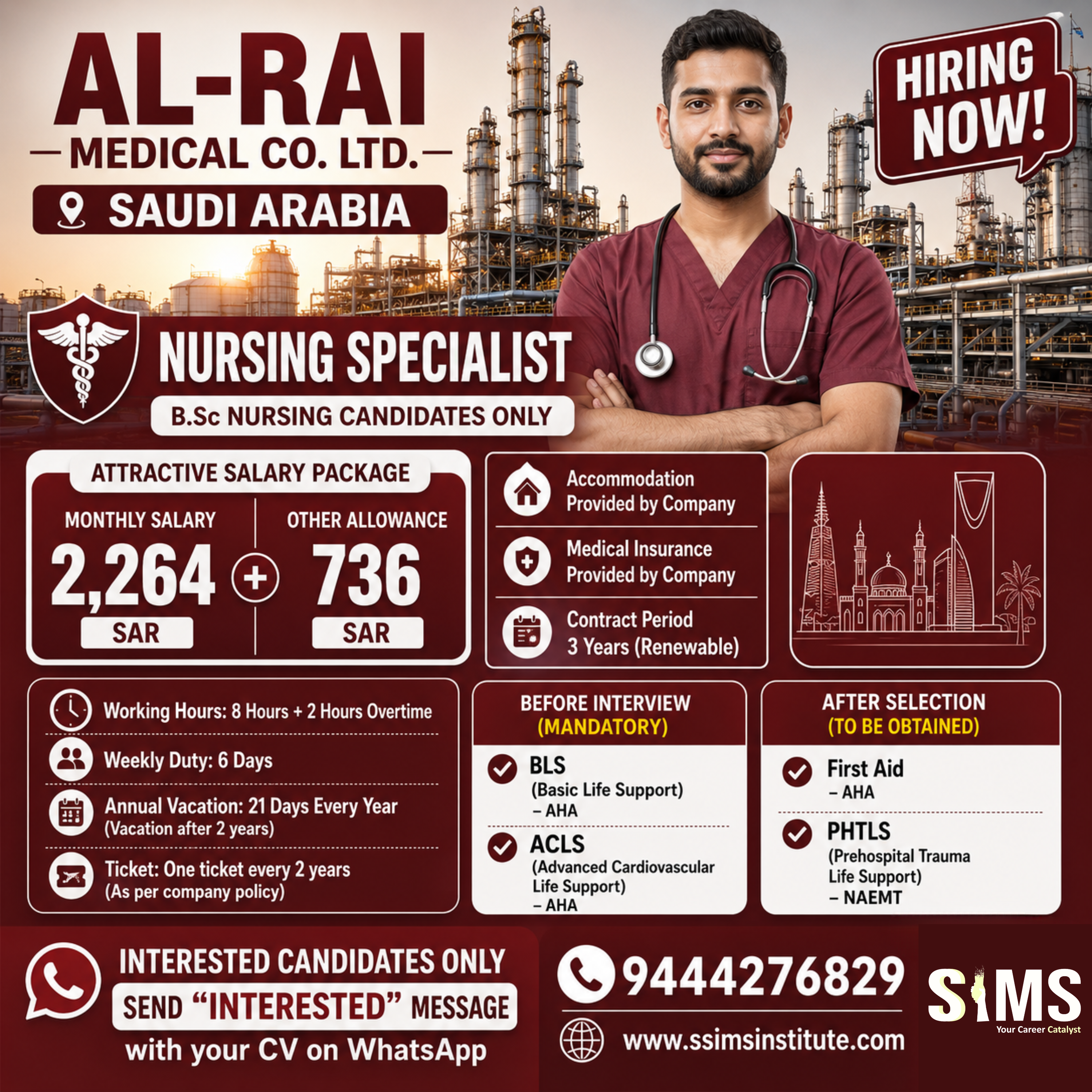 Nursing Specialist — Gulf job poster