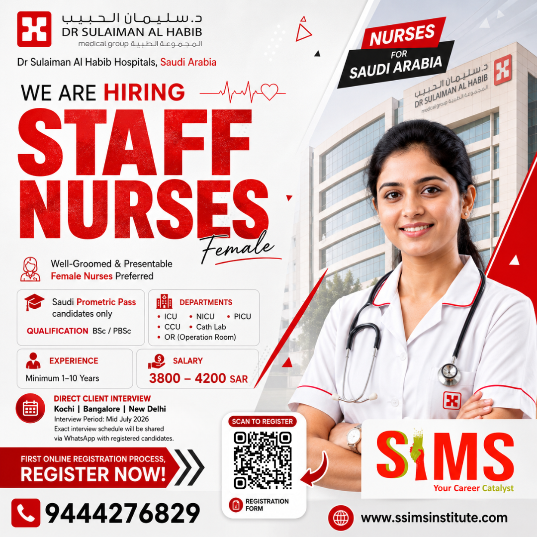 Staff Nurse — Gulf job poster