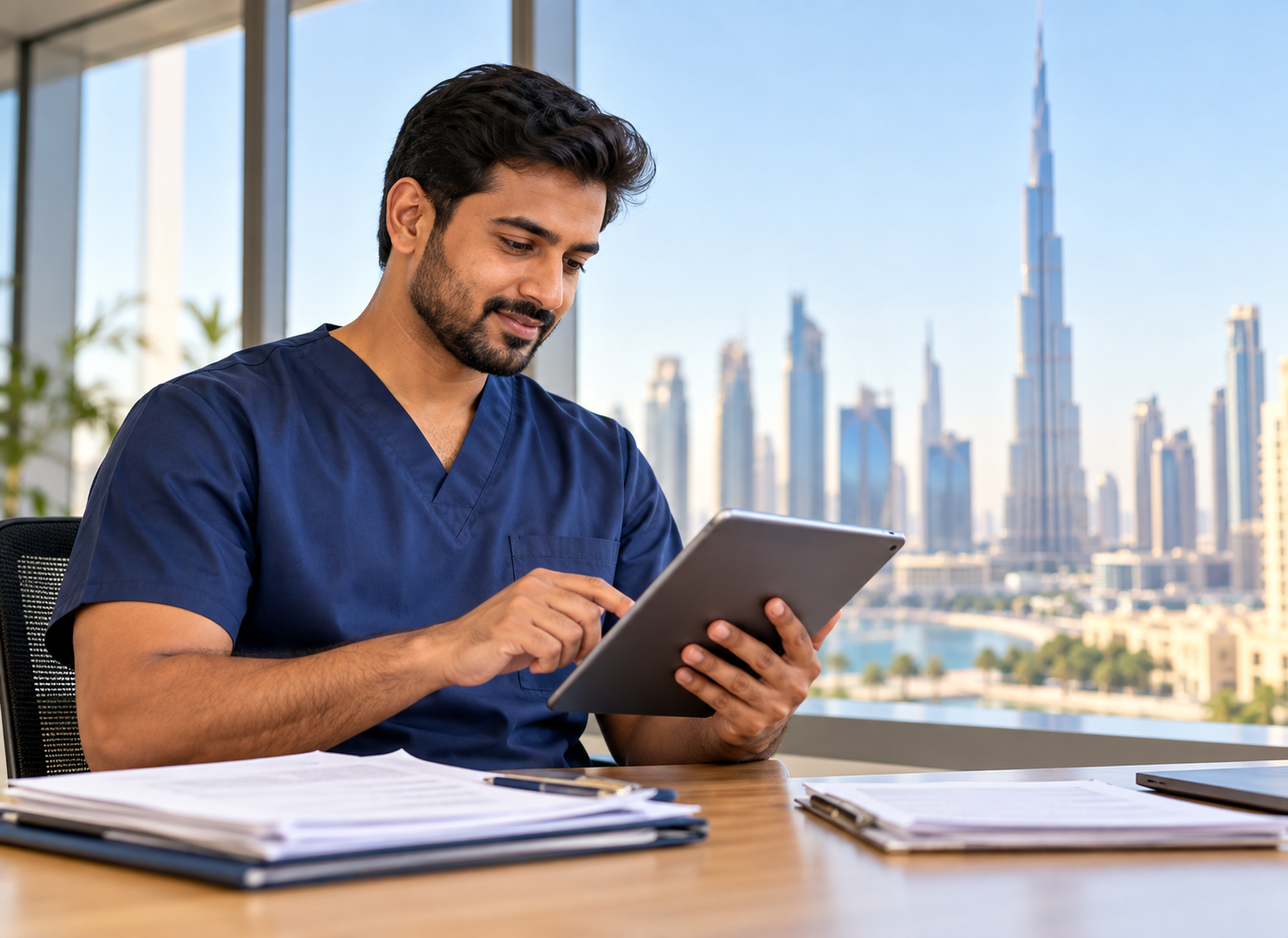 DataFlow document verification process for Gulf healthcare licensing