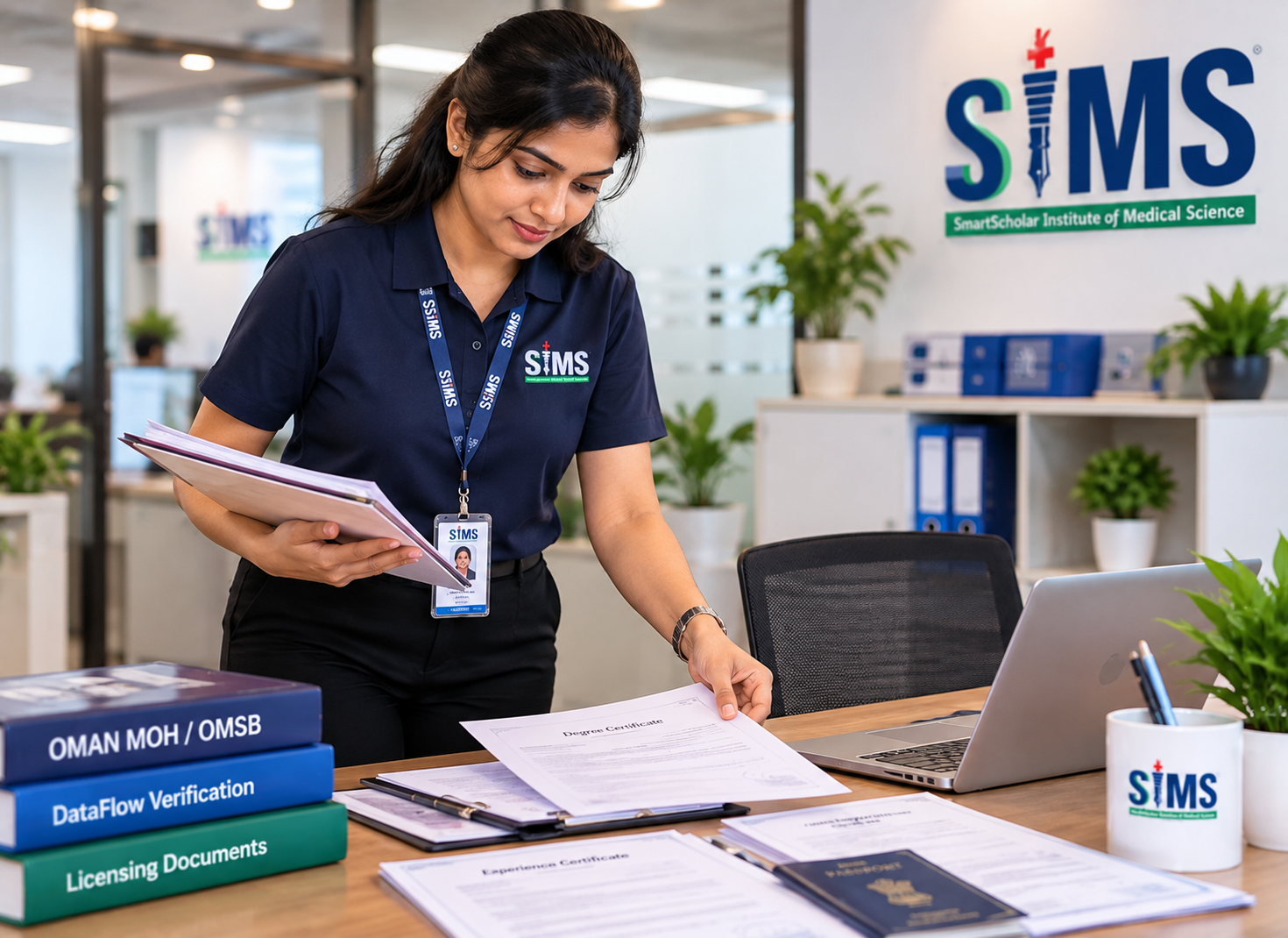 DataFlow document verification process for Gulf healthcare licensing