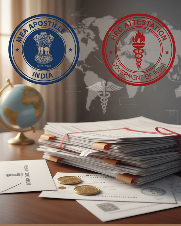 Document attestation illustration